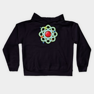 movement of the atom Kids Hoodie